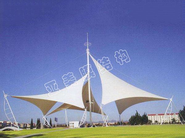 膜結構廣場建筑-ym019